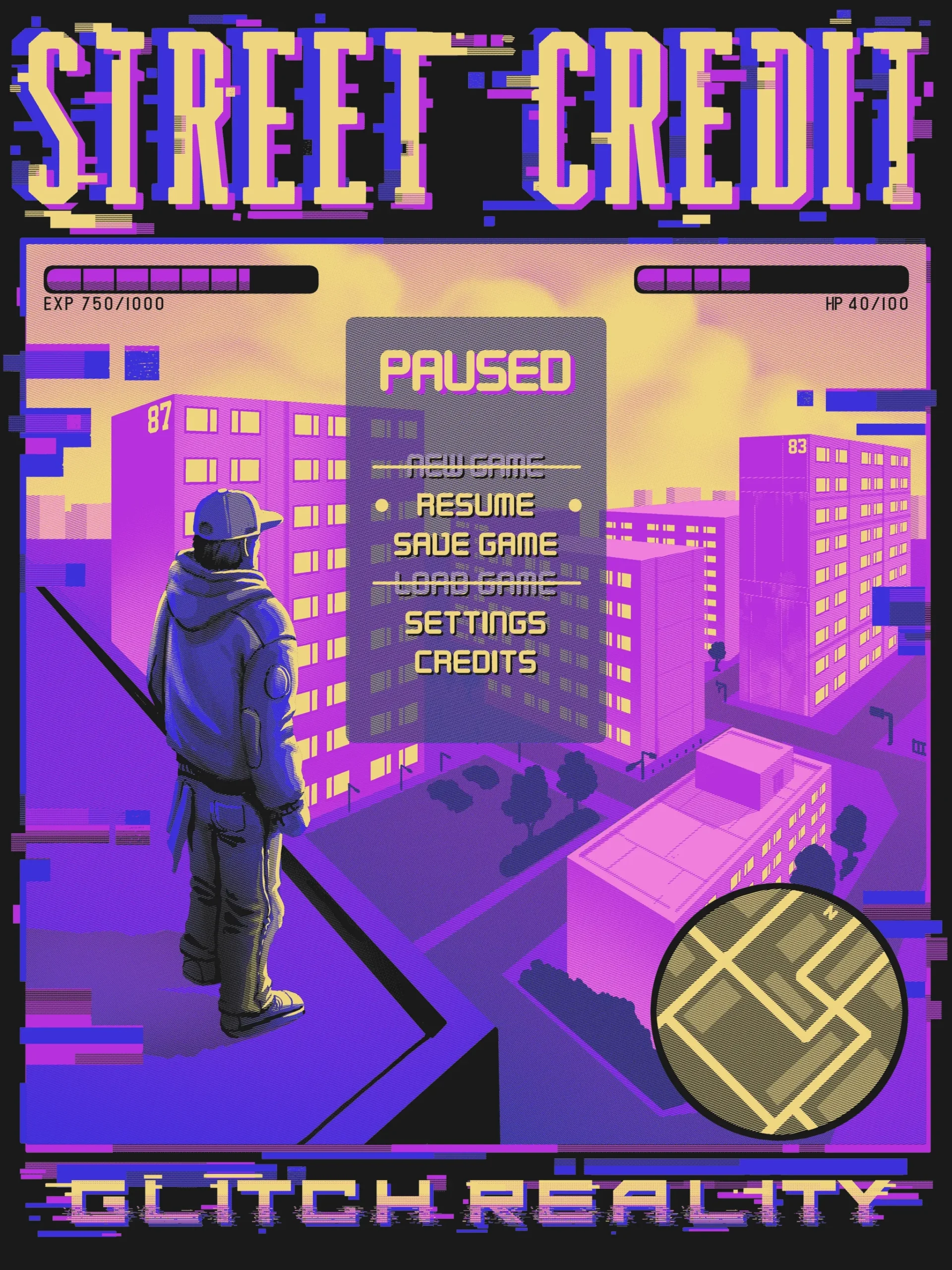 T-shirt Glitch Reality - obrazek 2