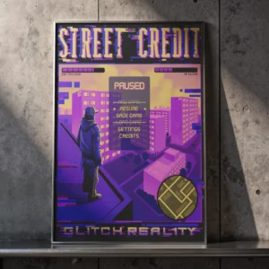 Plakat Glitch Reality