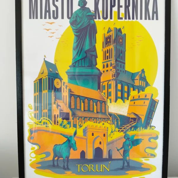 Plakat Miasto Kopernika