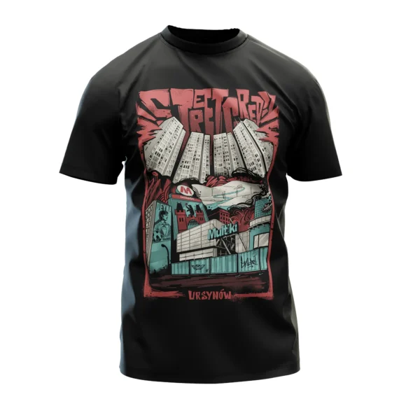 T-shirt Ursynów II Street Credit x Łysonżi