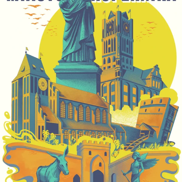 Plakat Miasto Kopernika