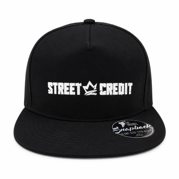Street Credit Logo Linia, Czapka z Daszkiem - Snapback
