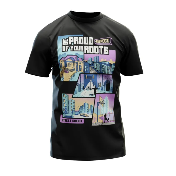T-shirt Be Proud of Your Roots II (styl GTA)
