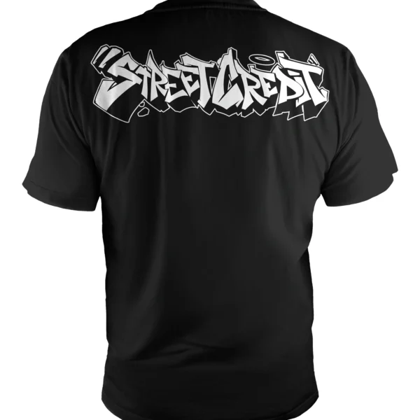 Czarny T-shirt Street Credit styl graffiti